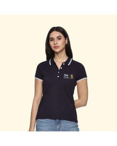 Allen Solly Polo T-shirt Women- Navy Blue